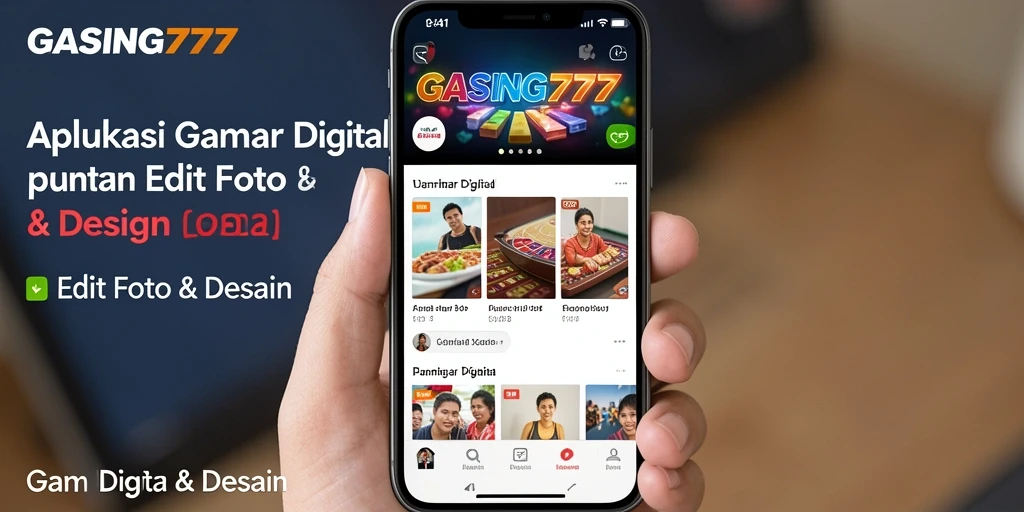 Antarmuka GASING777 yang bersahabat dan fungsi editing yang efisien.