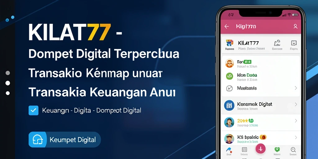 Antarmuka KILAT77 yang sederhana dan efisien untuk transaksi keuangan.