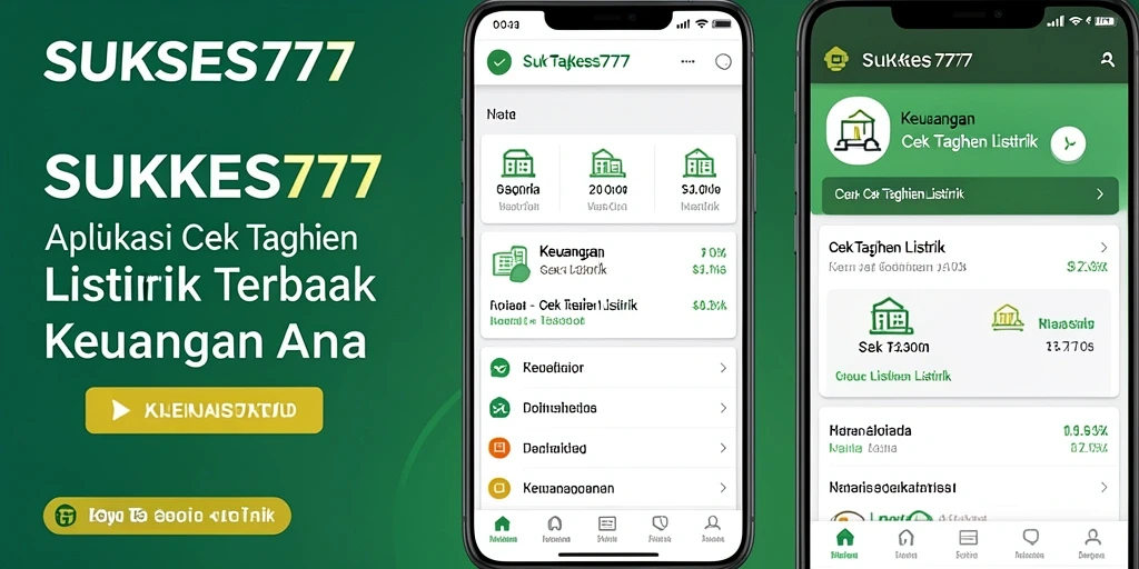 Antarmuka SUKSES777 untuk cek tagihan listrik yang sederhana dan efektif.